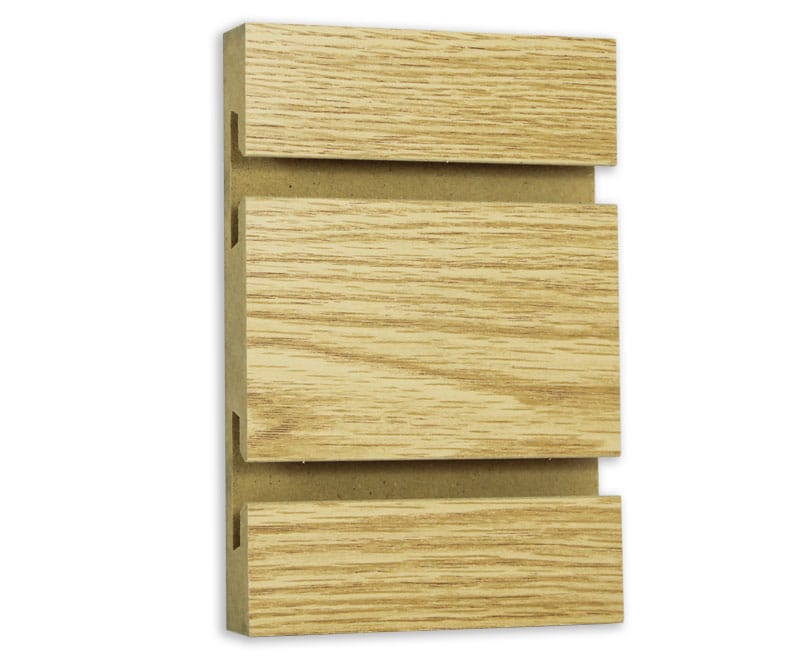 Oak Melamine Slatwall