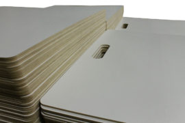 Stack of White Sample Boards