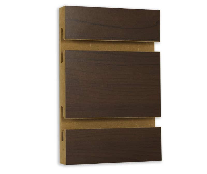 Walnut Melamine Slatwall